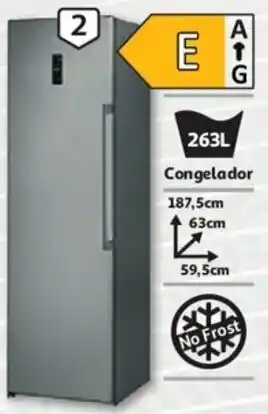 Auchan Congelador Vertical Hotpoint UH8F2D XI 2.7 Gavetas promoção