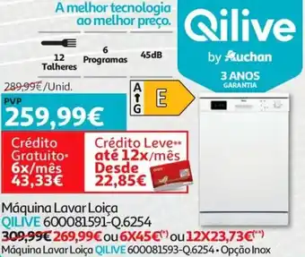 Máquina Lavar Loiça Qilive 600081591-Q.6254