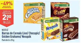 ALDI Cereais nestlé promoção