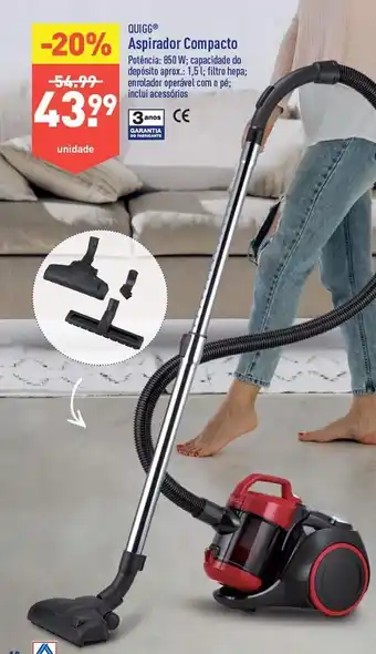 ALDI Aspirador de pó quigg promoção