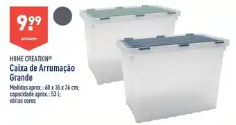 ALDI Caixa organizadora promoção