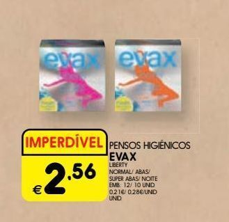 Meu Super Absorvente evax promoção