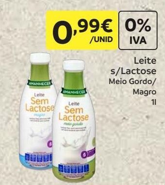 Amanhecer Leite sem lactose amanhecer promoção