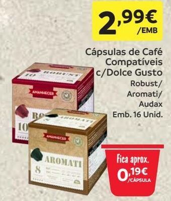 Amanhecer Cápsulas de café amanhecer promoção