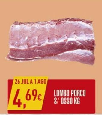 Miranda Supermercados Lombo suíno promoção