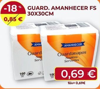 Ponto Fresco Guardanapos de papel amanhecer promoção