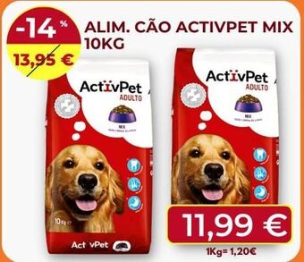 Ponto Fresco Ração para cães activpet promoção