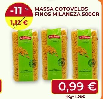 Ponto Fresco Macarrão milaneza promoção