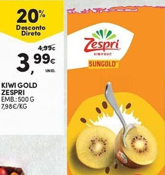 Continente KIWI GOLD ZESPRI EMB.: 500 G promoção
