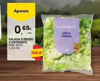 SALADA ICEBERG CONTINENTE EMB.: 200 G
