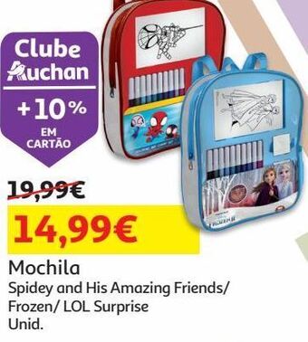 Auchan Mochila promoção