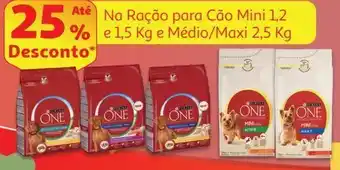 Auchan  ração cão purina one promoção