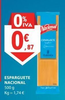 E.Leclerc Esparguete nacional promoção