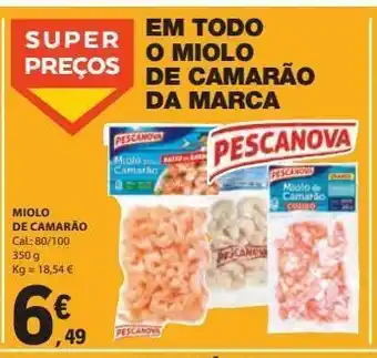 E.Leclerc Camarão pescanova promoção