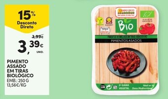 Continente PIMENTO ASSADO EM TIRAS BIOLOGICO EMB.: 250 G promoção