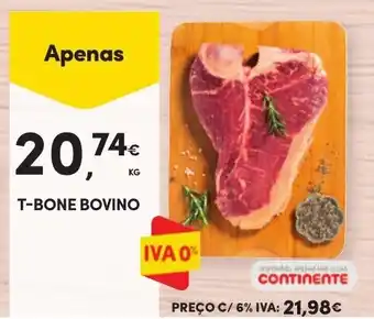 Continente T-BONE BOVINO promoção