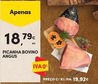 Continente PICANHA BOVINO ANGUS KG promoção