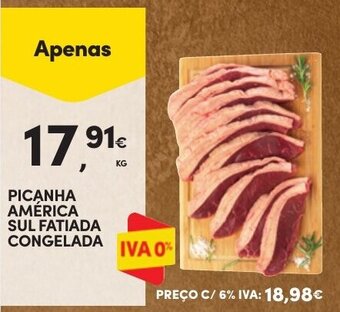 Continente PICANHA AMERICA SUL FATIADA CONGELADA promoção