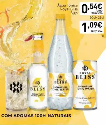 Recheio Água tônica promoção