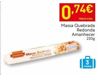Recheio Massas amanhecer promoção