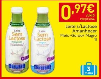 Recheio Leite sem lactose amanhecer promoção