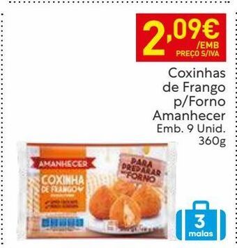 Recheio Nuggets de frango amanhecer promoção