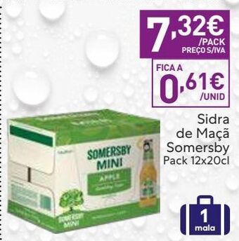 Recheio Sidra somersby promoção