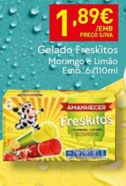Recheio Gelados amanhecer promoção