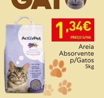 Recheio Areia para gato activpet promoção