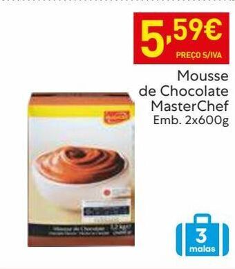 Recheio Mousse de chocolate masterchef promoção