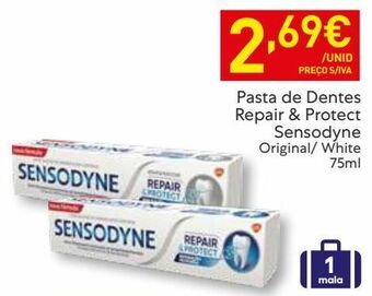 Recheio Pasta de dentes sensodyne promoção