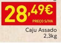 Recheio Cajú promoção