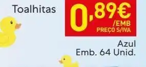 Recheio Toalhas umedecidas dodot promoção