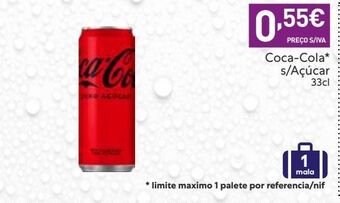 Recheio Coca cola zero promoção