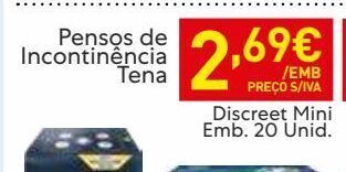 Recheio Incontinência tena promoção