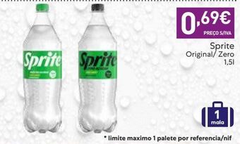 Recheio Refrescos sprite promoção