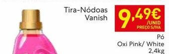 Recheio Tira manchas vanish promoção