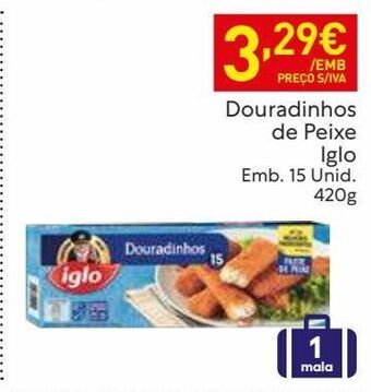Recheio Palitos de peixe iglo promoção