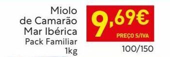 Recheio Camarão mar ibérica promoção