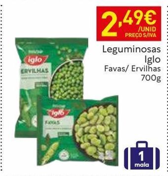 Recheio Ervilhas congeladas iglo promoção