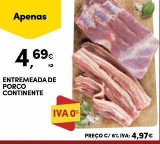 Continente Bom dia Carne suína continente promoção