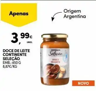 Continente Bom dia Doce de leite continente promoção