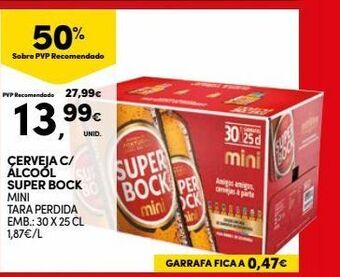 Continente Bom dia Cerveja super bock promoção