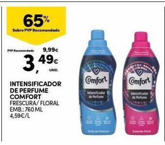 Continente Bom dia Amaciador comfort promoção