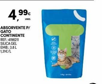 Continente Bom dia Areia para gato continente promoção