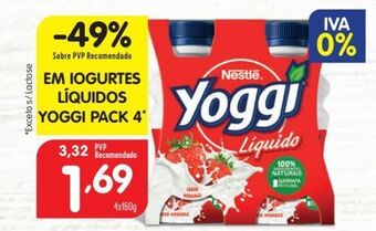 Minipreço Iogurte yoggi promoção