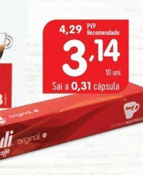 Minipreço Cápsulas de café buondi promoção
