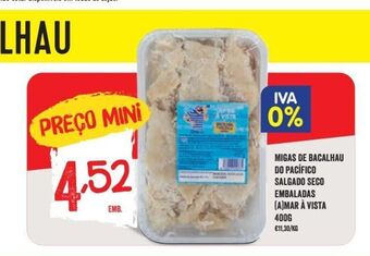 Minipreço Bacalhau salgado promoção