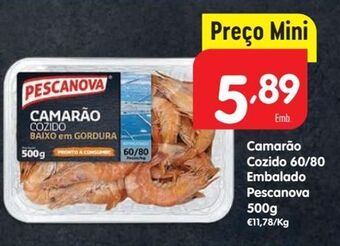 Minipreço Camarão cozido pescanova promoção