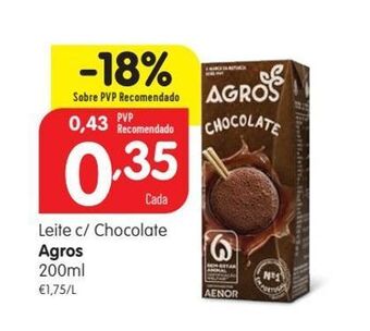 Minipreço Achocolatado agros promoção